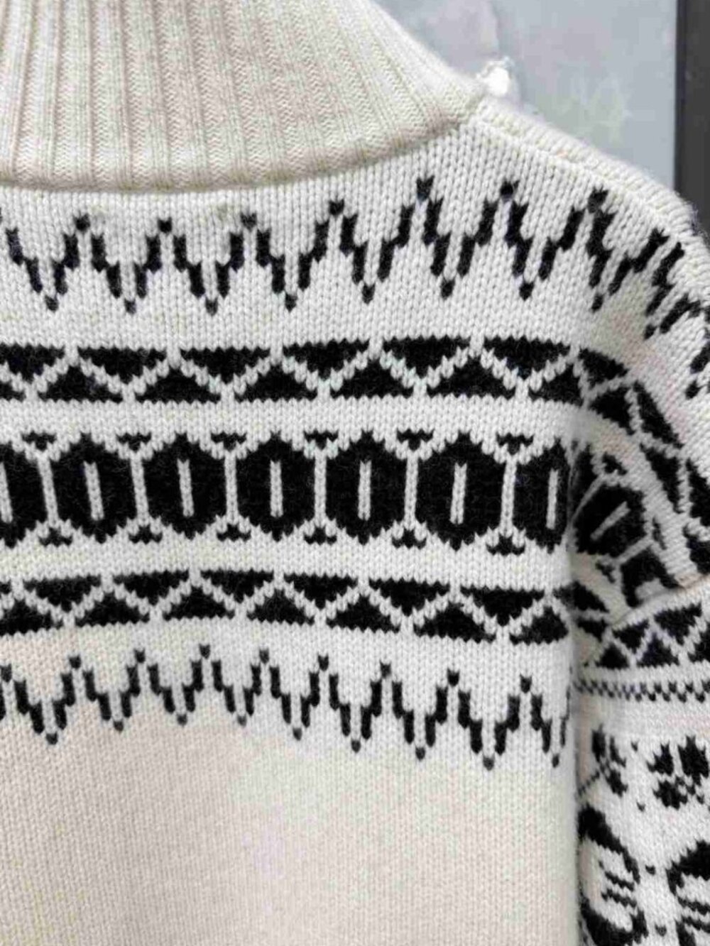 Polo Ralph Lauren Polo Bear Fair Isle Half Zip Sweater - Picture 5 of 6